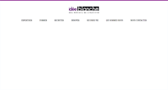 Desktop Screenshot of ideeblanche.fr